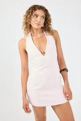 Perfect Stranger Camilia Halter Mini Dress Pink