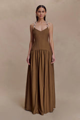 Darling Maxi Dress - Chocolate