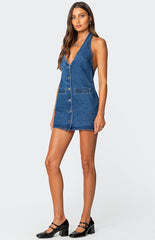Edikted Melia Sheer Lace Mini Dress