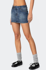 Eryn Denim Mini Skirt
