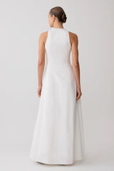 Sienna Button Down Maxi Dress - White