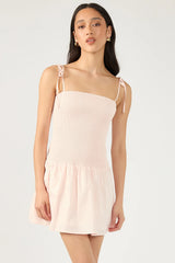Perfect Stranger Head In a Bubble Mini Dress Pink