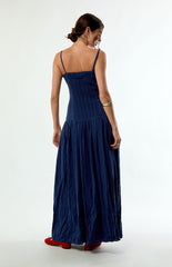 Your Favorite Ava Linen Bustier Maxi Dress