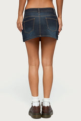 Chiara Denim Micro Skirt